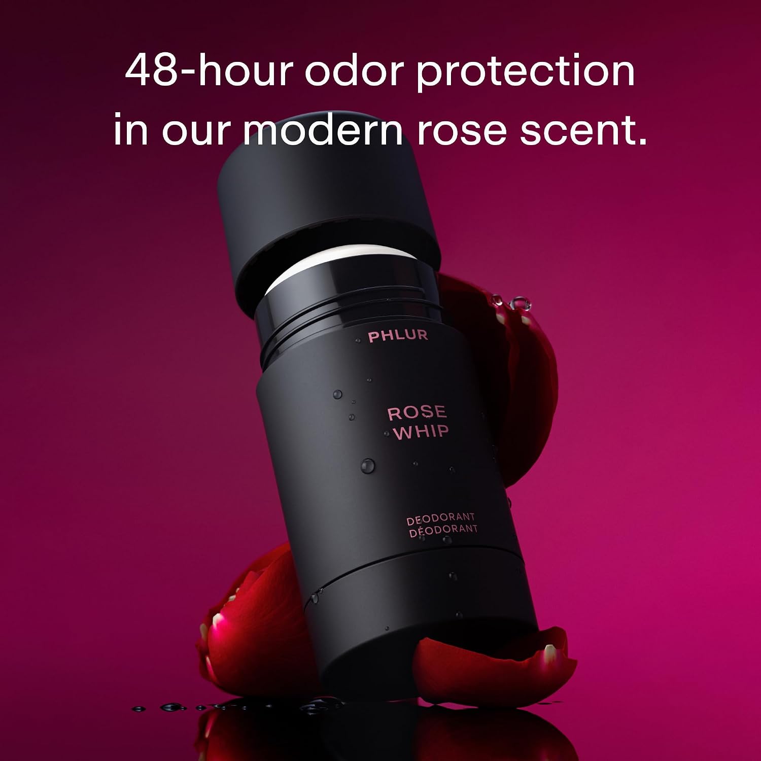 PHLUR Rose Whip Natural Deodorant