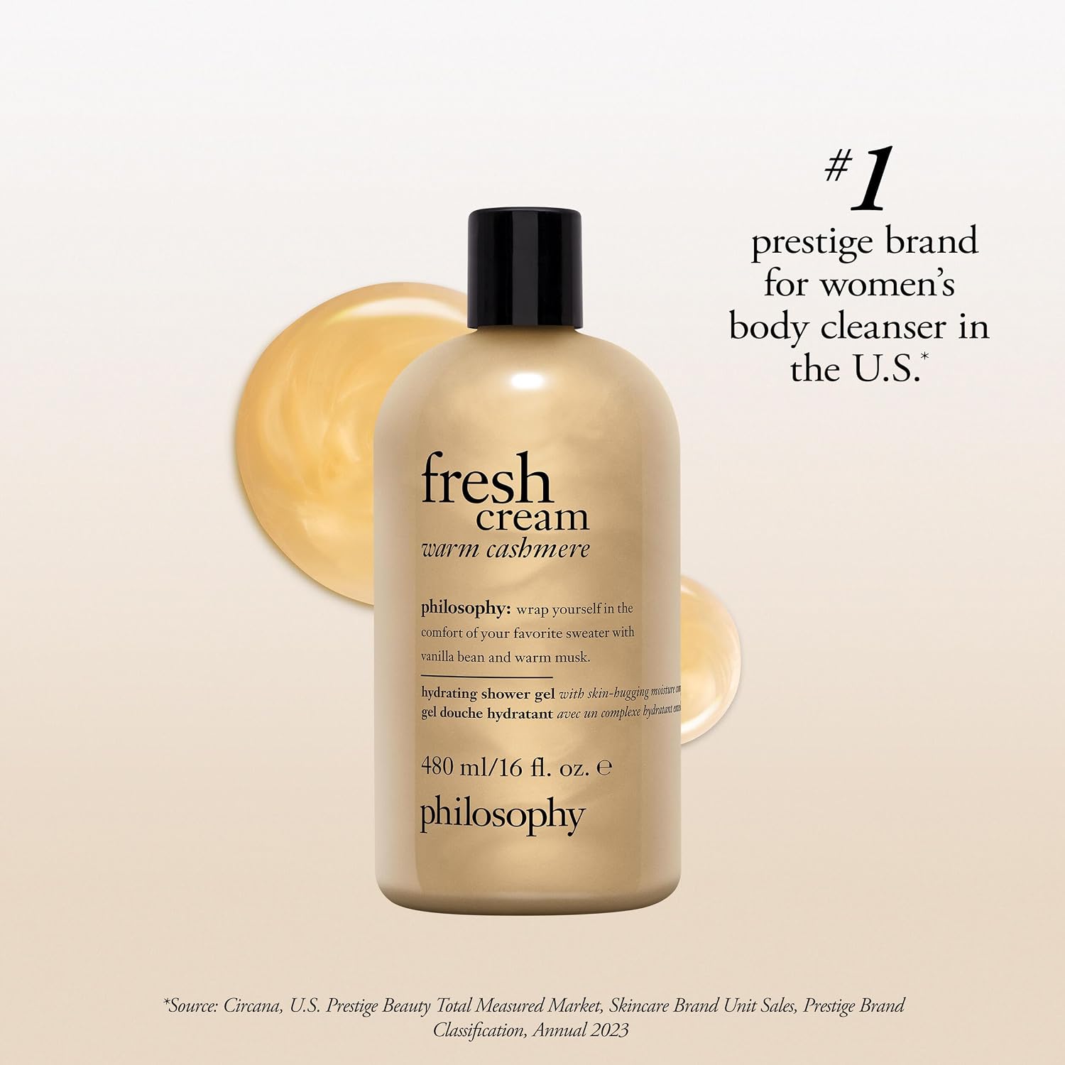 Philosophy fresh cream warm cashmere hydrating shower gel