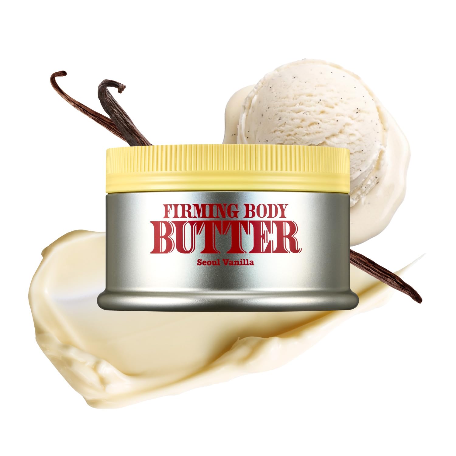 Knock Firming Body Butter, Gourmand Scent & Deep Moisturizer with PDRN